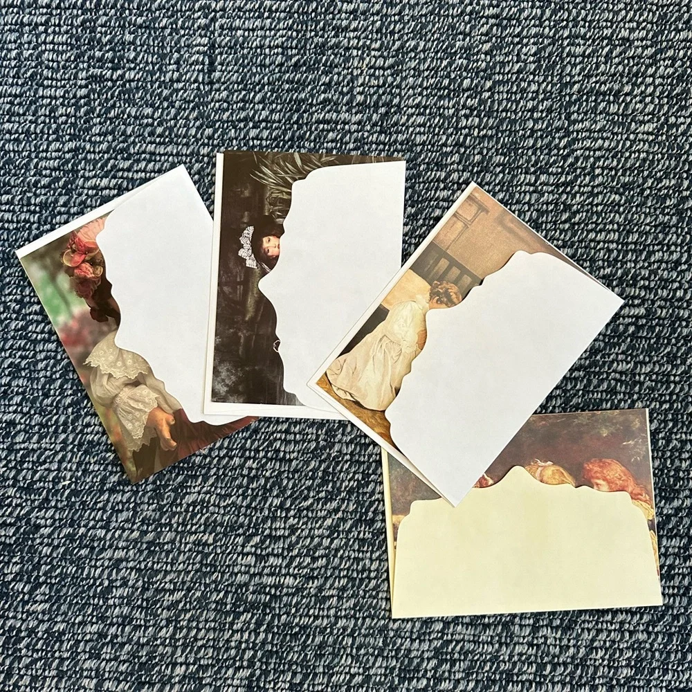 New 4 of different brand of Art Girl’s cards with envelopes.